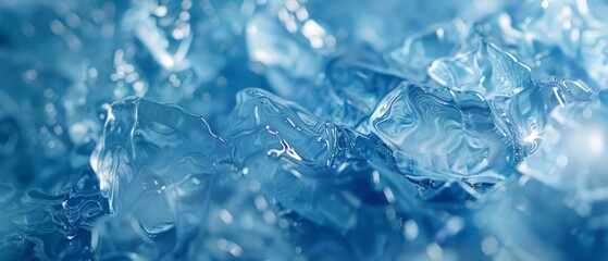 Canvas Print - Ice texture background (kitchen glass)