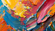 acrylic, paint, abstract. Closeup of the painting. Colorful abstract painting background. Highly-textured oil paint. High quality details.