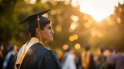 Basic photograph capturing the determination of a graduate