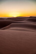 Sunrise in the Sahara Desert