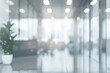 © furyon - blurred office background with copy space for text or design abstract illustration