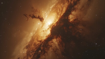 Wall Mural - close-up of the milky way galaxy with stars and space in the universe close exposure high quality ph