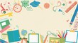 © CrazyJuke - Celebrate Teachers Day with our custom card featuring a cozy school theme , Ai Generated
