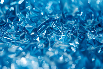 Sticker - fabric blue shinny gradient textures