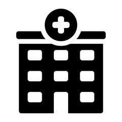 Poster - hospital icon