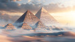 Giza Pyramids on Transparent Background for Deco,
The giza pyramids egypt ancient tombs iconic landmarks