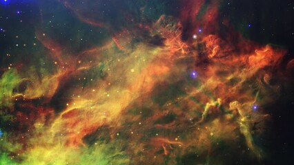 Wall Mural - Formation and Evolution of Nebulae, The Long Journey of Stars