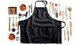 © akk png - rendering apron mockup 3d black accessory adult apparel background baker bib blank branding bright business butcher casual attire chef chopping clean clothes colours cook cooking cotton fabric food
