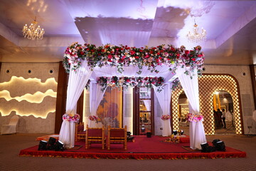 Wall Mural - Luxury Wedding venues and decorations for Indian wedding decor
