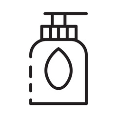 Poster - Care Hygiene Liquid Line Icon