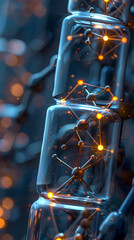 Poster - Redox Flow Battery Nanowire Technology for Efficient Energy Storage in Cinematic Photographic Style