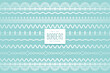 © starlineart - set of decorative lace pattern border banner design