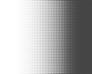 Wall Mural - abstract black and white halftone texture background design
