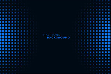Wall Mural - abstract and modern geometric background in halftone style