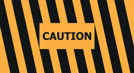 Wall Mural - warning sign, warning text, warning text, traffic lane warning sign