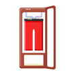 Here’s a flat icon of clothes wardrobe 