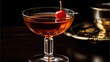 Cherry Manhattan, twist on the classic Manhattan cocktail, sweetness and fruitiness of cherries