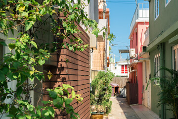 Wall Mural - Summer of Shek O village in Hong Kong