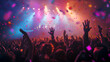 © Dawood - crowd of people dancing at concert