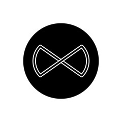 Wall Mural - infinity icon vector. mobius loop shape illustration sign. unlimited symbol. forever logo.