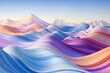 abstract colored background in the shape of hills or waves