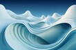 abstract blue background in the shape of hills or waves