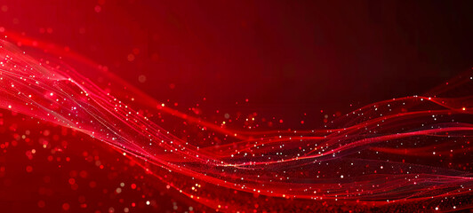 A red background with a swirling pattern.