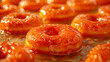 © João Macedo - Luscious freshly glazed donuts with a shiny, sugary coating that glistens