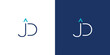  Modern and unique JD logo design