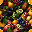 Digital art seamless pattern, the design for apply a variety of graphic works