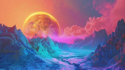Wall Mural - sci-fi time travel