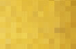 Gradient background from ocher yellow squares. Abstract mosaic ocher backdrop for publication, design, poster, calendar, post, screensaver, wallpaper, cover, banner, website. Vector illustration