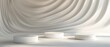 © Sweettymojidesign - Wavy lines and 3D rendering podiums set a perfect stage for a minimal white product display, Sharpen 3d rendering background
