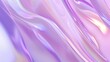 Iridescent background featuring a wavy glass texture in light purple and pink pastel colors, blurred with soft focus and blurred edges, featuring a gradient and depth of field effect.