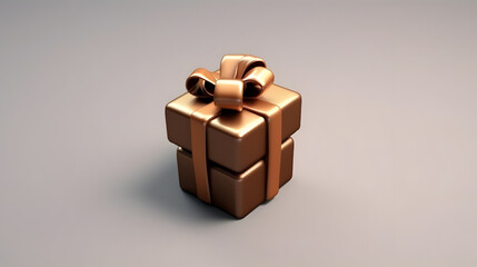 Canvas Print - Chocolate Icon Gift 3d