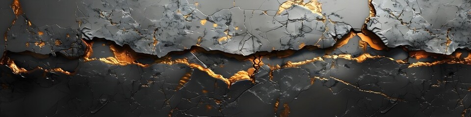 Leinwandbilder - Captivating Cracked Marble Texture with Dynamic Diagonal Lines and Weathered Appearance Showcasing the Beauty of Natural Imperfections