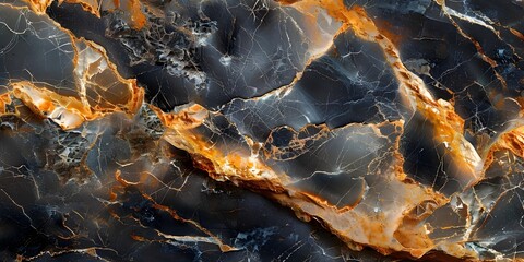 Aufkleber - Stunning Black and Gold Marble Backdrop with Intricate Patterns and Textures for Premium Design Concepts