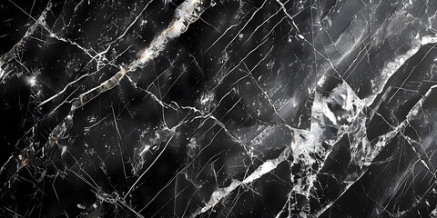 Aufkleber - Dramatic Monochrome Marble Texture for Modern Minimalist Designs and Creative Backgrounds