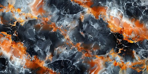 Aufkleber - Dramatic Marble Explosion:Fiery Molten Abstract Texture for Premium Luxury Designs