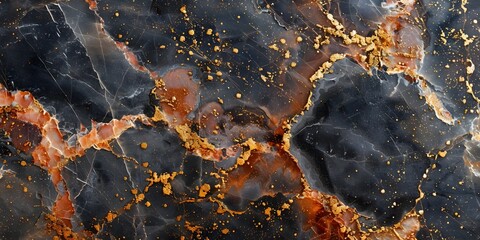 Poster - Elegant Marble Backdrop with Dramatic Sparkling Accents - High-End Textured Surface for Luxury,Modern and Creative Designs