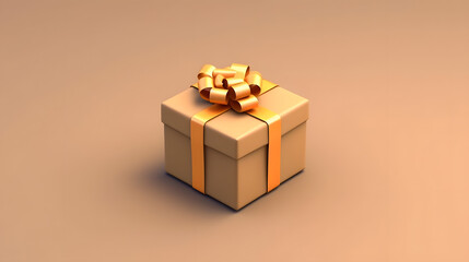 Wall Mural - Package icon gift 3d