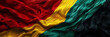 © john - Black History Month banner, vibrant textile texture, red yellow green and black paint flag color background. Juneteenth Freedom Day Celebration, african liberation day concept.