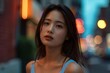 © Vera - Serene Asian Woman in the SoHo District on a Summer Evening