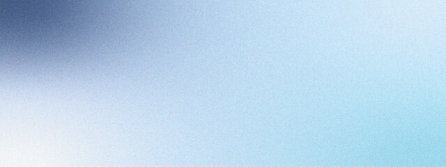 Aufkleber - Teal silver blue grainy color gradient . Grainy Gradient glowing noise texture. Soft silver gradient foil shimmer background texture. Retro Grunge Gradient Background with Noise.