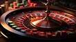 Slot wheel Casino game background dark view