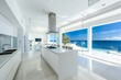 © Aliaksandr Siamko - A large, open kitchen with a view of the ocean