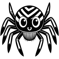 Wall Mural - cute spider vector illustration
