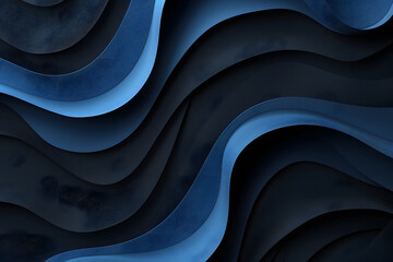 color psychology with black blue abstract