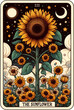 Floral Tarot Cards Clipart