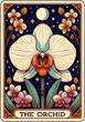 Floral Tarot Cards Clipart